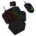 Redragon K585 One-handed RGB Gaming Keyboard Blue Switch and M721-Pro Mouse Combo with GA200 Converter for Xbox One/PS4/Switch/PS3/PC Black US