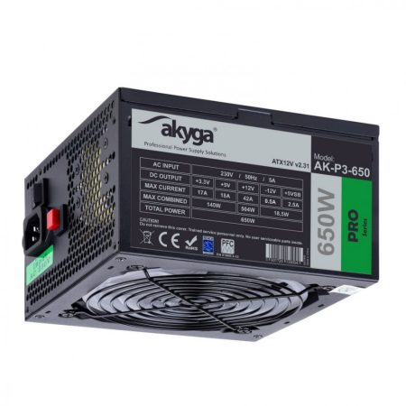 Akyga 650W AK-P3-650 RGB