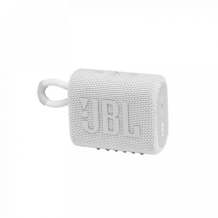 JBL Go 3 Bluetooth Portable Waterproof Speaker White