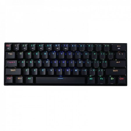 Redragon Draconic Compact RGB Wireless Brown Mechanical Tenkeyless Designed Bluetooth Gaming Keyboard Black HU Redragon Draconic Compact RGB Wireless Brown Mechanical Tenkeyless Designed Bluetooth Gaming Keyboard Black HU