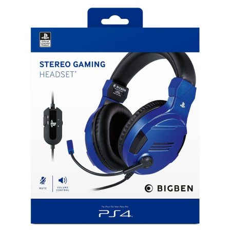 Bigben Interactive Stereo Gaming Headset V3 Blue (PS4)