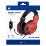 Bigben Interactive Stereo Gaming Headset V3 Red (PS4)