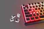   Steelseries PrismCAPS Universal Double Shot PBT Keycaps Black UK