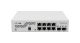 Mikrotik CSS610-8G-2S+IN Eight 1G Ethernet ports and two SFP+ ports for 10G fiber connectivity