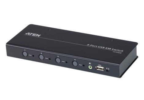 ATEN CS724KM 4-port USB Boundless KM Switch + Cables