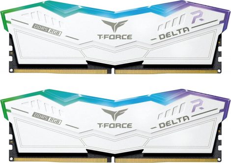 TeamGroup 32GB DDR5 5600MHz Kit(2x16GB) Delta RGB White
