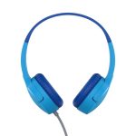 Belkin Soundform Mini Wired On-Ear Headphones for Kids Blue