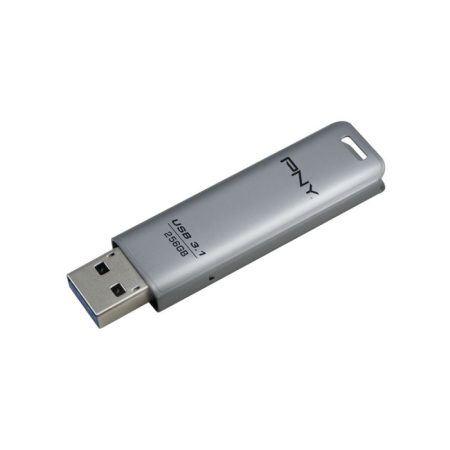 PNY 256GB Elite Steel Flash Drive USB3.1 Silver