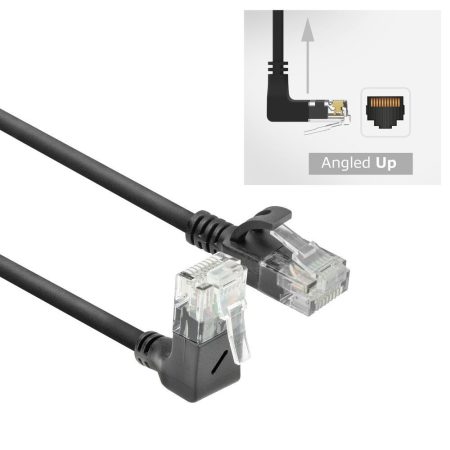 ACT CAT6A U-UTP Patch Cable 0,25m Black ACT CAT6A U-UTP Patch Cable 0,25m Black
