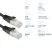 ACT CAT8 U-FTP Patch Cable 0,25m Black ACT CAT8 U-FTP Patch Cable 0,25m Black