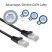 ACT CAT8 U-FTP Patch Cable 0,25m Black ACT CAT8 U-FTP Patch Cable 0,25m Black
