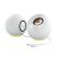 Creative Pebble SE 2.0 USB-C Powered PC Speakers with RGB Lighting White Creative Pebble SE 2.0 USB-C Powered PC Speakers with RGB Lighting White