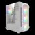 Gamdias Aura GC1 Elite WH ARGB Tempered Glass White