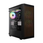 Gamdias Aura GC4 Elite ARGB Tempered Glass Black