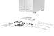 Be quiet! Pure Base 501 DX  Tempered Glass White