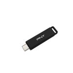 PNY 128GB Elite-X Type-C USB 3.2 Gen 1 Flash Drive Black