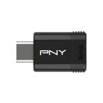 PNY 64GB Elite-X Fit Type-C USB 3.2 Flash Drive Black