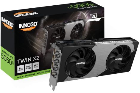Inno3D GeForce RTX5060 Ti 8GB DDR7 Twin X2 Inno3D GeForce RTX5060 Ti 8GB DDR7 Twin X2