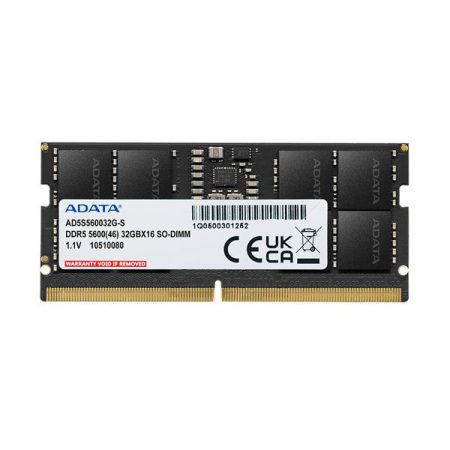 A-Data 16GB DDR5 5600MHz SODIMM A-Data 16GB DDR5 5600MHz SODIMM
