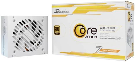 Seasonic 750W 80+ Gold Core GX 750 White Seasonic 750W 80+ Gold Core GX 750 White