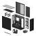 Arctic Xtender VG Tempered Glass Mirror Black