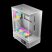 Gamdias Atlas E1 ARGB Tempered Glass White