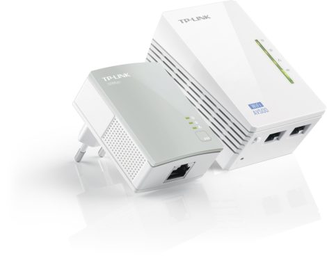 TP-Link TL-WPA4220KIT 300Mbps AV500 WiFi Powerline Adapter Kit TP-Link TL-WPA4220KIT 300Mbps AV500 WiFi Powerline Adapter Kit